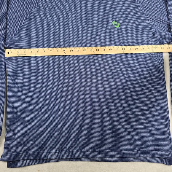 Barrage Authentic Y2K Men's Size Medium Blue‎ Long Sleeve Knit Shirt New - Picture 5 of 7